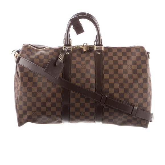 Louis Vuitton Ebene Keepall Boudouliere 45 Travel - Picture 1 of 4